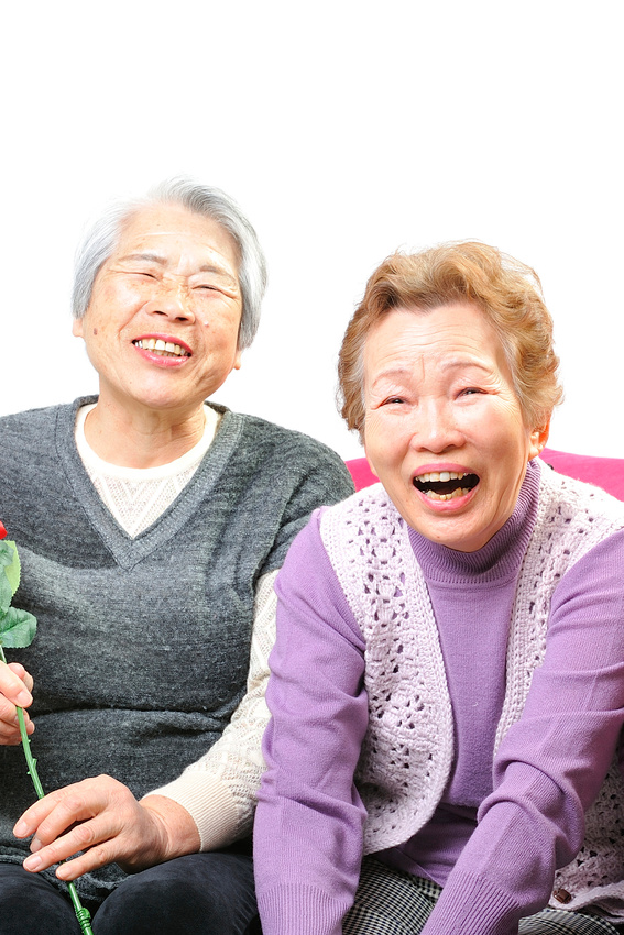 Elderly women in Japanese